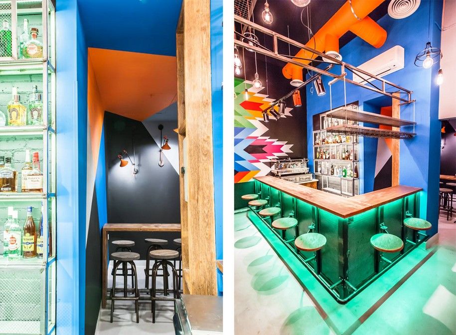 Archisearch The Bold Colour Explosion of Rodi Café in Chios / Lefteris Martakis