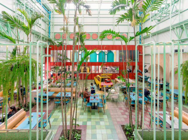 Archisearch - Madero Restaurant by Taller KEN creates an indoor oasis in the city of Guatemala