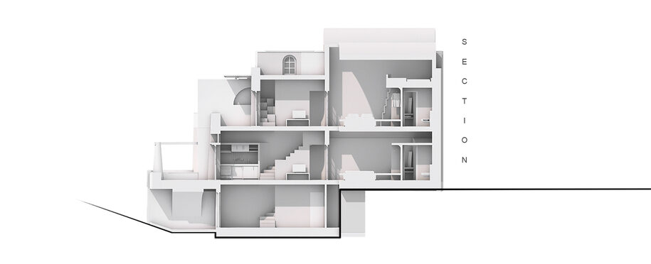 Archisearch Two semi-detached houses in Santorini | finalist in competition by V. Baskozos architects & Nikolas Baskozos