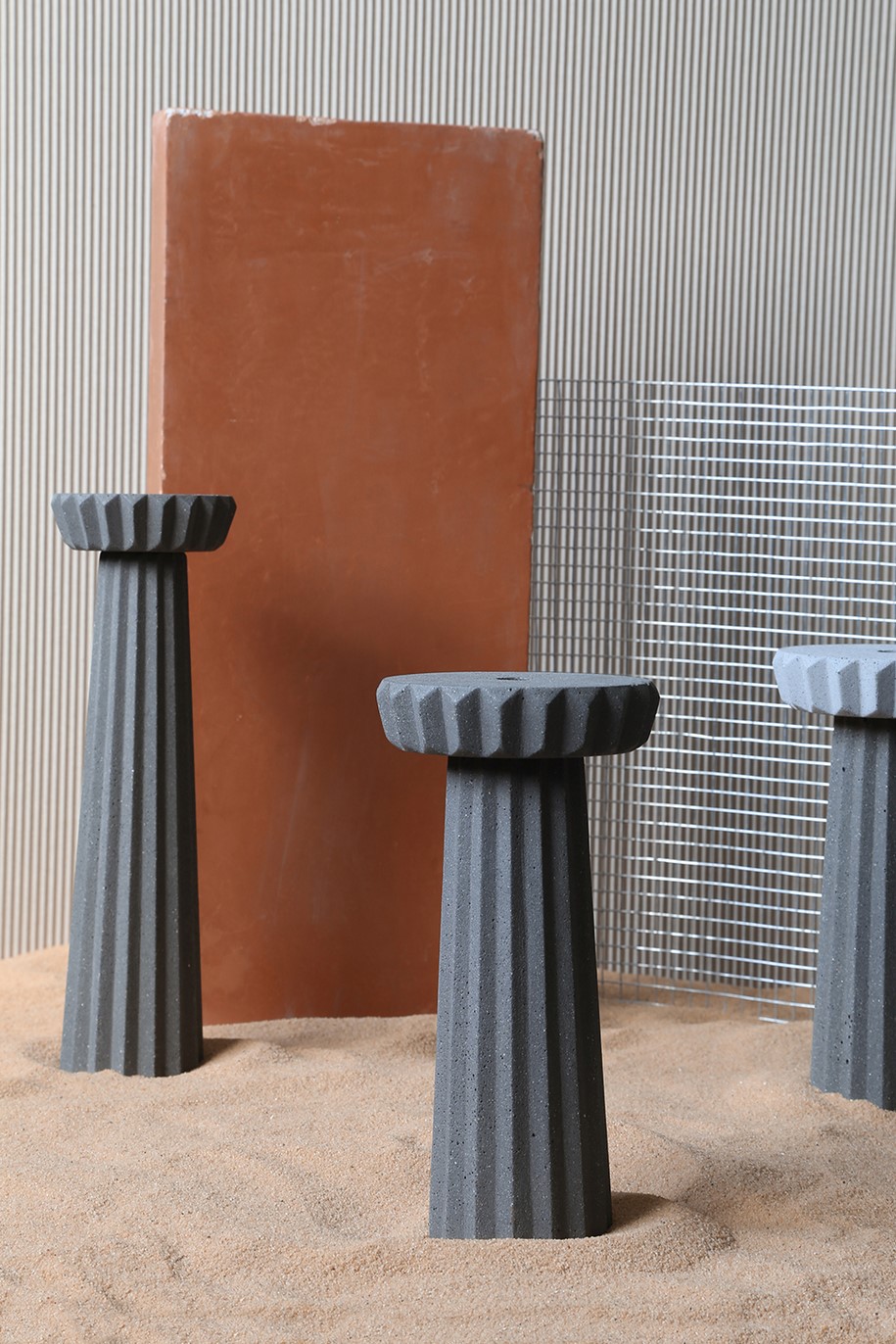 SIMAN collection, URBI ET ORBI, Gian Paolo Venier, Iranian architecture, concrete, concrete tableware