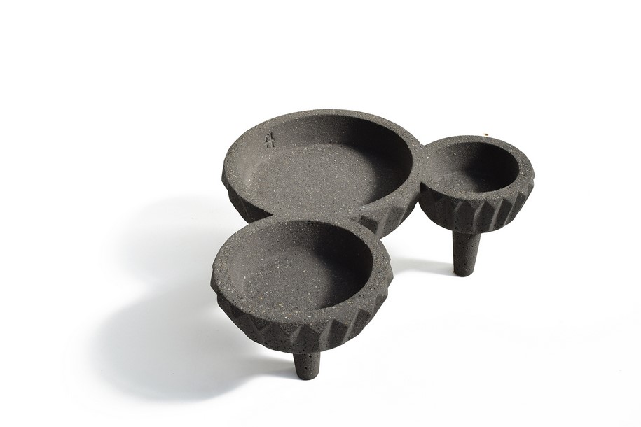 Archisearch SIMAN collection of concrete tableware is inspired by Iranian architecture | Gian Paolo Venier for URBI ET ORBI