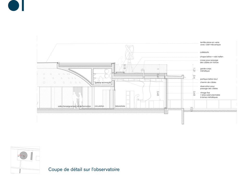 Archisearch R architecture designed the new facility of the SIRTA in the Polytechnic Institute of Paris