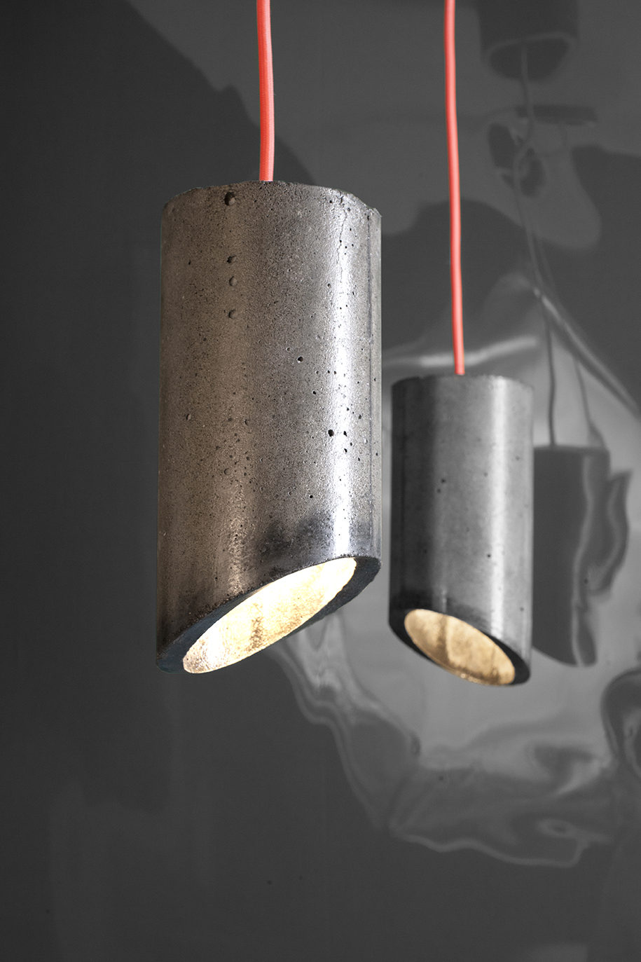 Archisearch So & So Studio colaborate with Kardamov Studio to create pendant lights made of concrete, steel and PLA