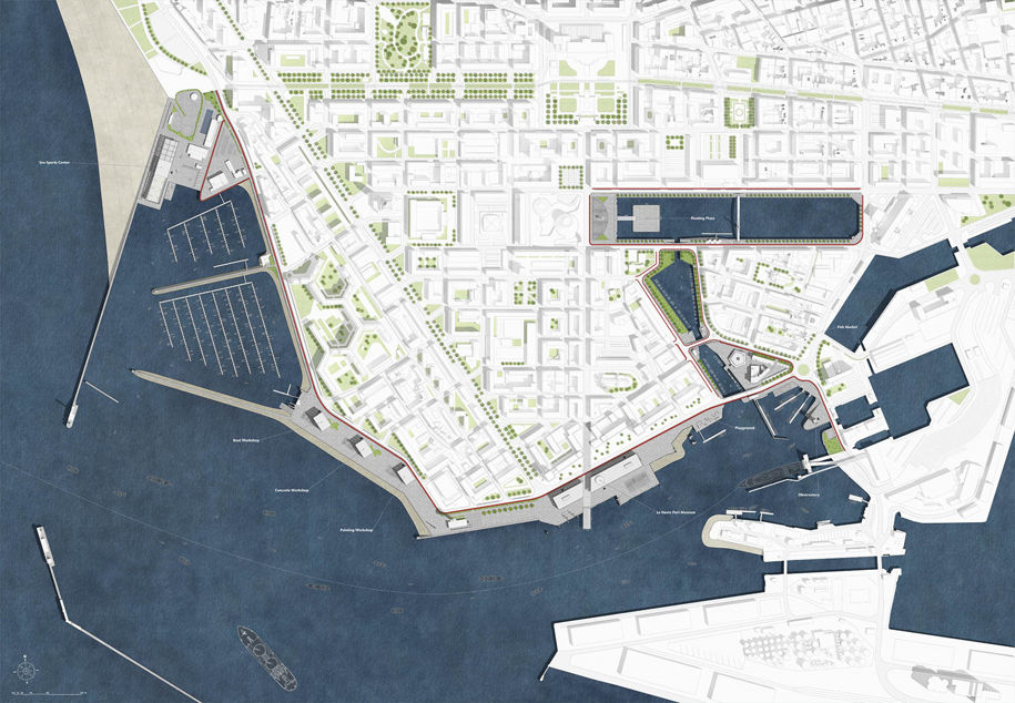 Archisearch SS Regeneration: A series of urban interventions in the seafront of Le Havre | Thesis by Harris Vamvakas