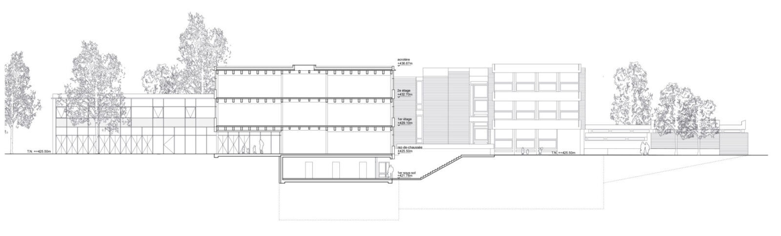 Archisearch Extension of Belvedere school in Geneva | by Sujets Objets