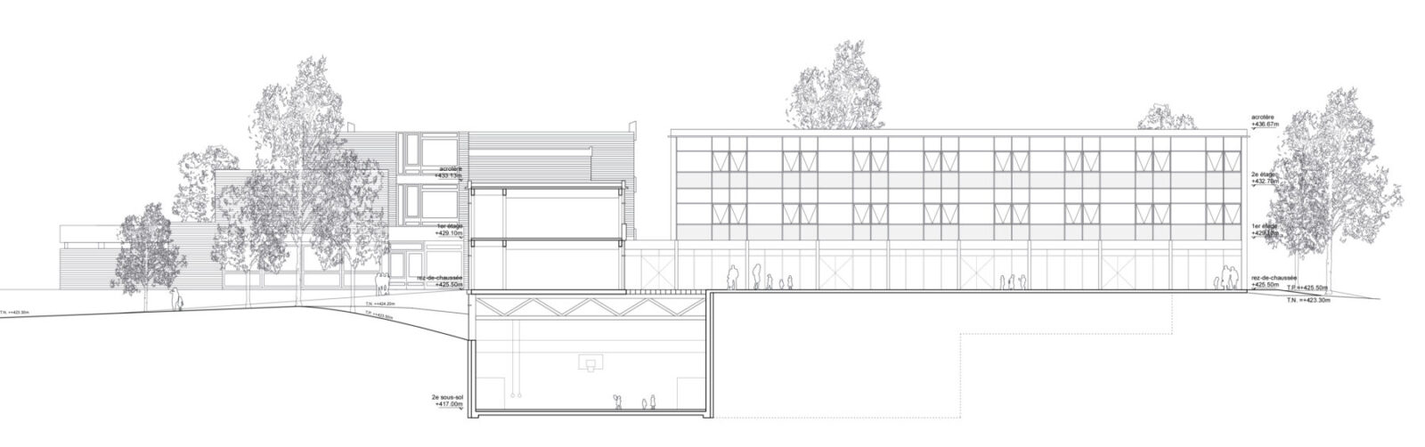 Archisearch Extension of Belvedere school in Geneva | by Sujets Objets