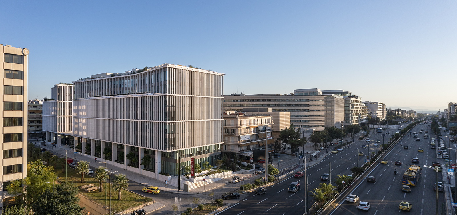 Archisearch Syggrou Office Complex in Athens by Divercity Architects & Bennetts Associates for developer Dimand S.A.