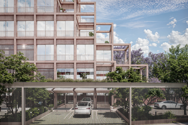Archisearch - The New Polykatoikia: Tenter Estudio’s seven-story tower in Mexico City extends domestic life through cascading terraces