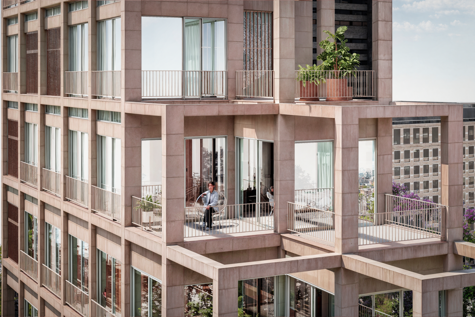 Archisearch The New Polykatoikia: Tenter Estudio’s seven-story tower in Mexico City extends domestic life through cascading terraces