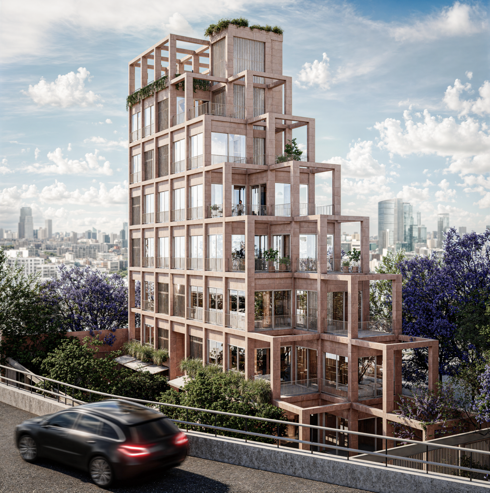 Archisearch The New Polykatoikia: Tenter Estudio’s seven-story tower in Mexico City extends domestic life through cascading terraces