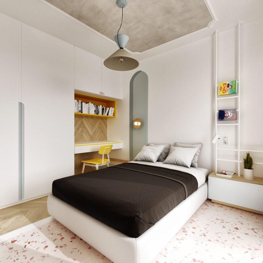 Archisearch Fresh and Feminine Studio Apartment in Saranta Ekklisies, Thessaloniki | OFFICE4