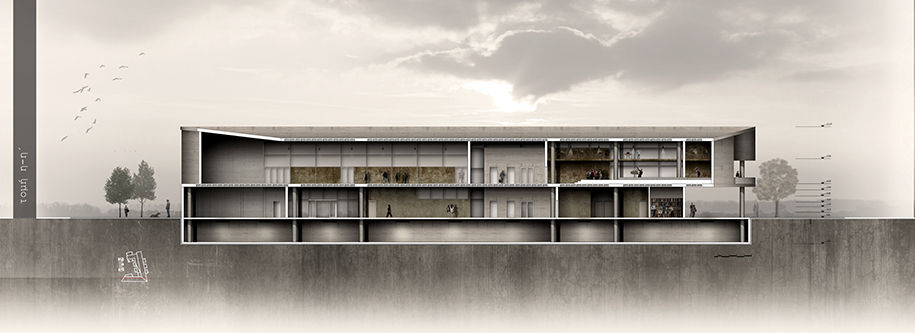 Archisearch School of Architecture in the city of Ioannina | Design thesis by Konstantina Theodorou