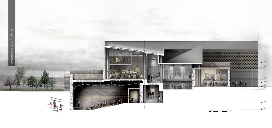 Archisearch School of Architecture in the city of Ioannina | Design thesis by Konstantina Theodorou