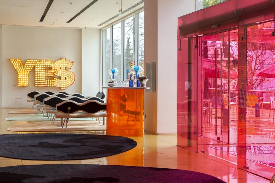 Semiramis, hotel, Karim Rashid, Dakis Joannou, art, accommodation, design, colors, colours, pop art, YES! Hotels