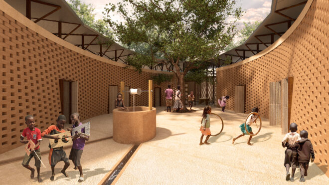 Archisearch - Collaborative nest proposal for Senegal Elementary School by Sophia Michopoulou and Foteini Bouliari