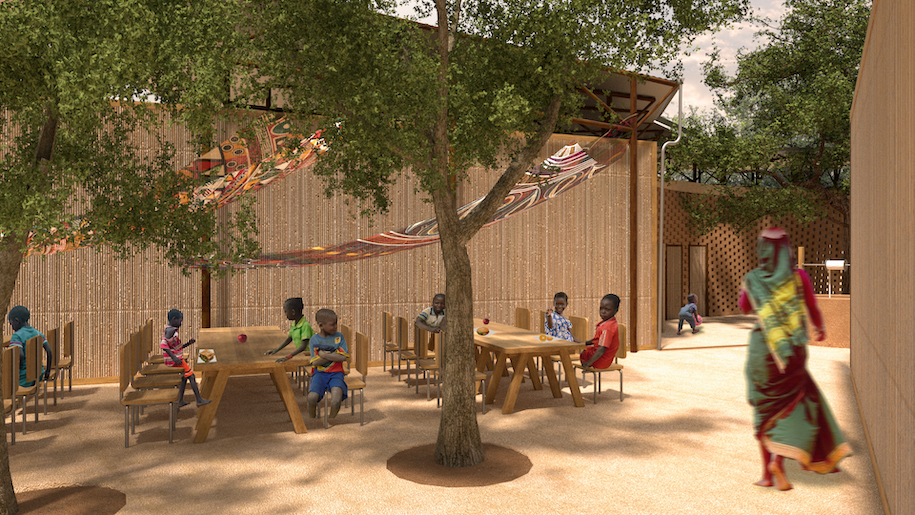 Archisearch Collaborative nest proposal for Senegal Elementary School by Sophia Michopoulou and Foteini Bouliari