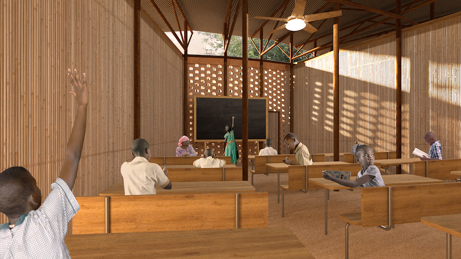 Archisearch Collaborative nest proposal for Senegal Elementary School by Sophia Michopoulou and Foteini Bouliari