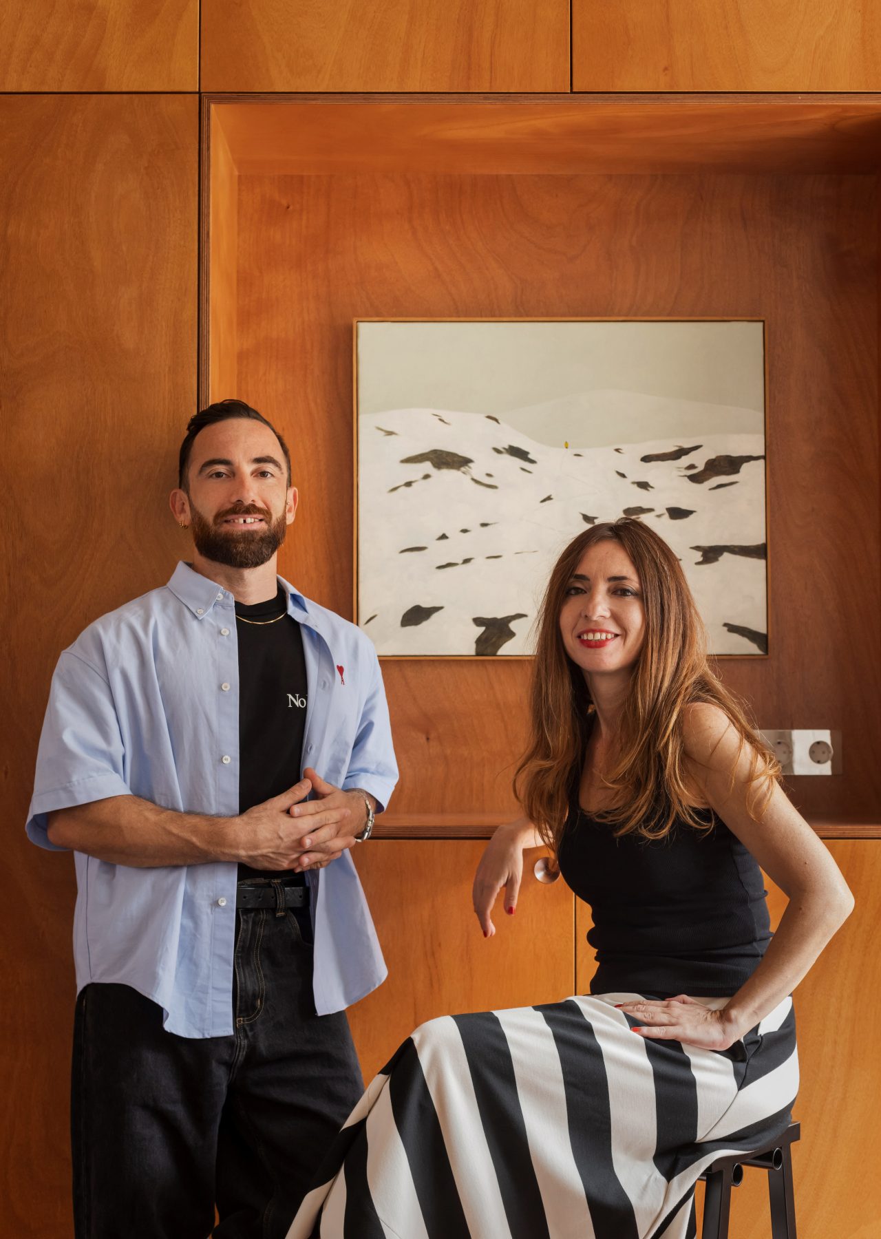 Archisearch Interiors We Love: RiC 12 by Serboli is A Duplex in Barcelona Unfolding Around a Signature Red Spiral Staircase