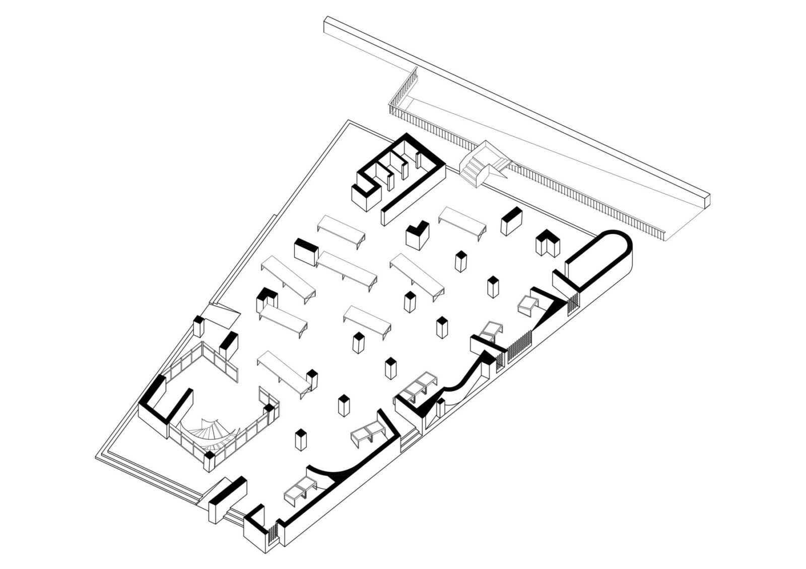 Archisearch Sevdalinka: a center for traditional Balkan Music & Agora | Diploma thesis by Dimitris Molonis