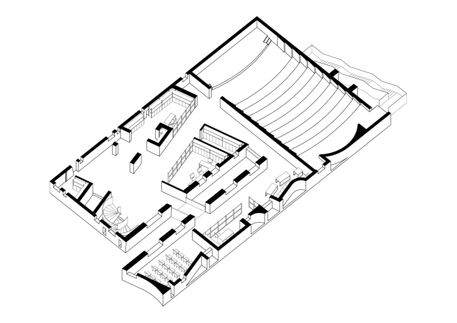 Archisearch Sevdalinka: a center for traditional Balkan Music & Agora | Diploma thesis by Dimitris Molonis