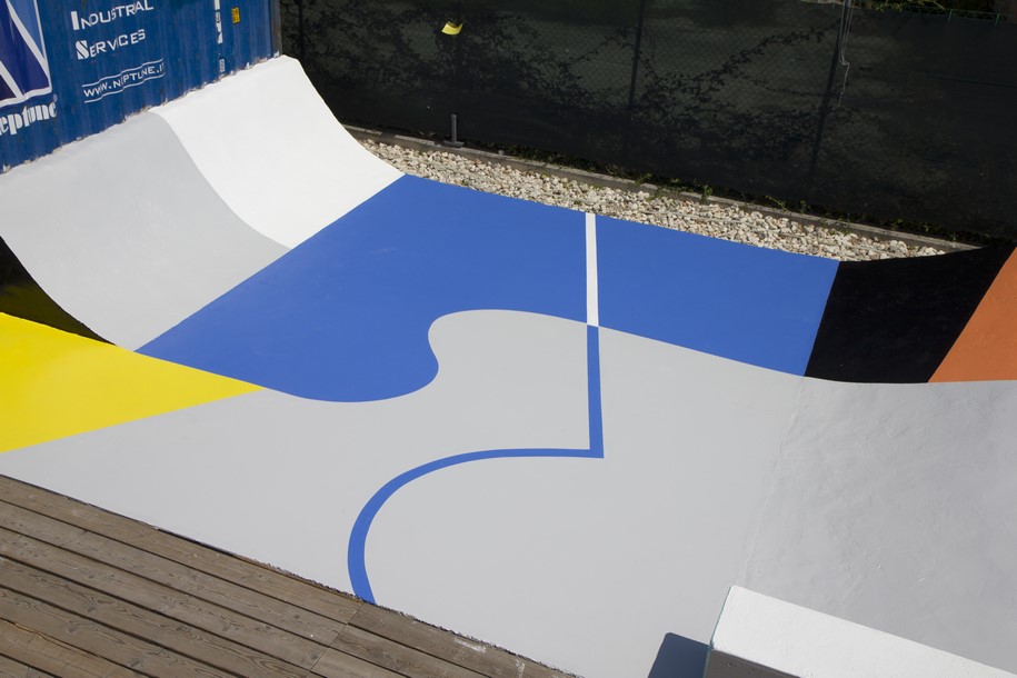 Archisearch Skatepark project in Ravenna by artist Gue