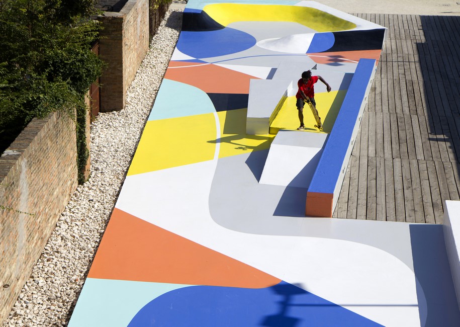 Archisearch Skatepark project in Ravenna by artist Gue