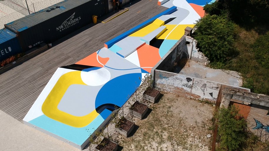 Archisearch Skatepark project in Ravenna by artist Gue