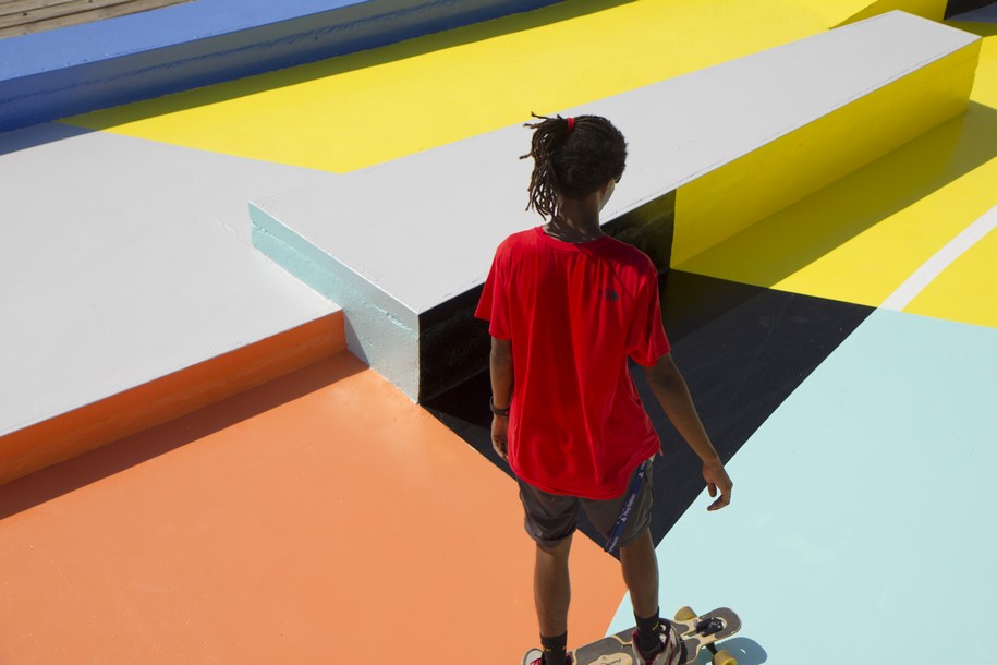 Archisearch Skatepark project in Ravenna by artist Gue