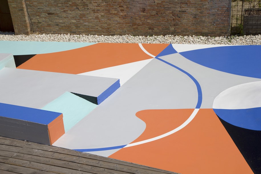 Archisearch Skatepark project in Ravenna by artist Gue