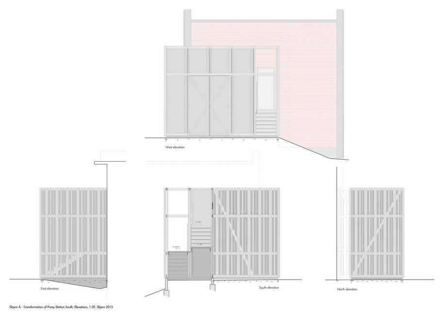 Archisearch Skjern River Pump Stations fill the purpose of mediating between a repressed past and contemporary life / Johansen Skovsted Arkitekter