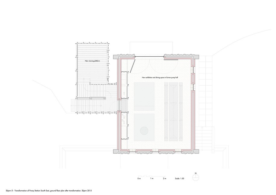 Archisearch Skjern River Pump Stations fill the purpose of mediating between a repressed past and contemporary life / Johansen Skovsted Arkitekter