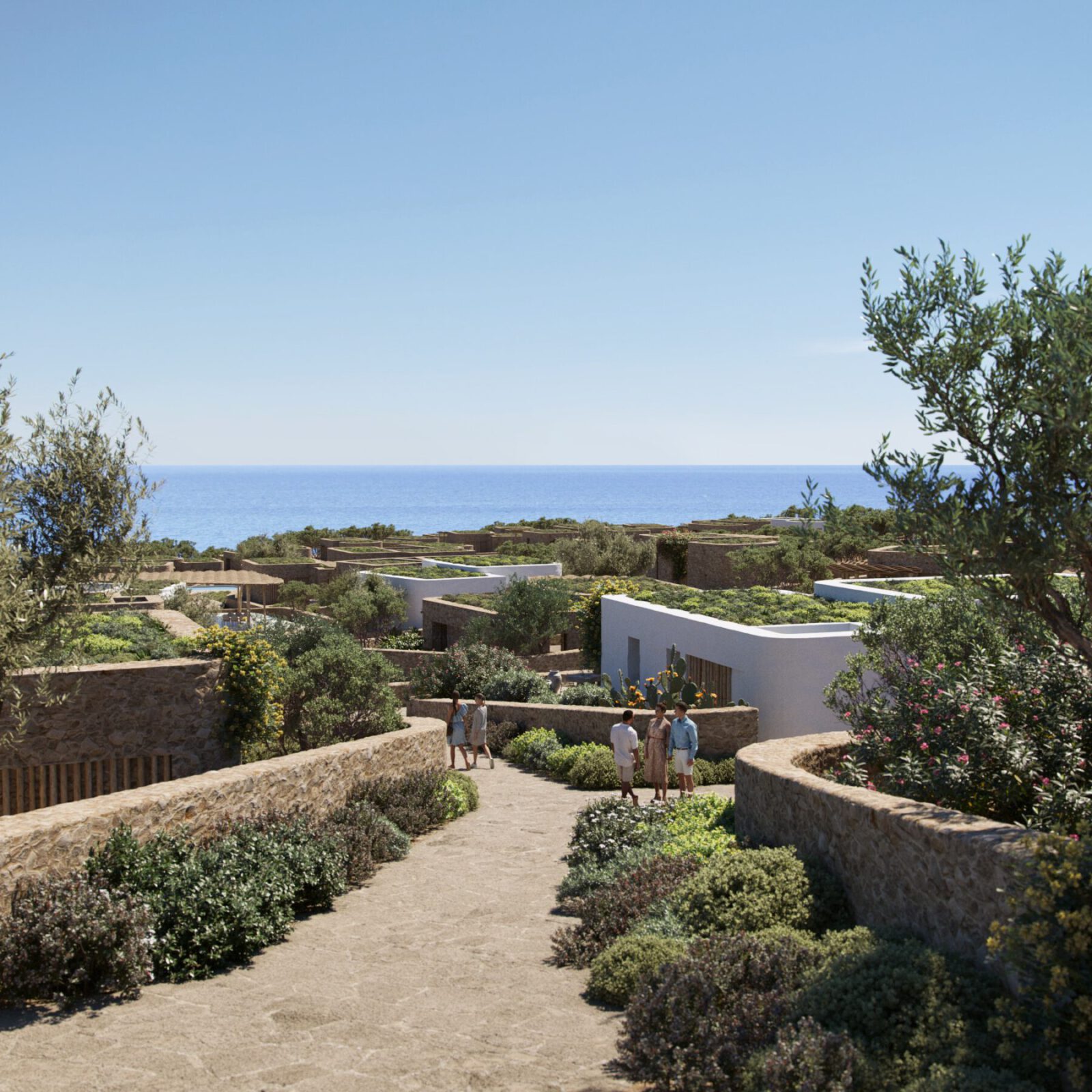 Archisearch Το Slow Living Resort in Cyclades αποτελεί ένα έργο της Potiropoulos+Partners που ενσωματώνει στον σχεδιασμό του την κουλτούρα της ήρεμης ζωής