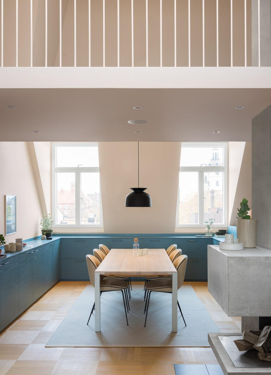 Note Design Studio, Stockholm, Södermalm, Sofo, scandinavian, blue, minimalism, interior design, Sweden, Casa Ljungdahl, Inner City Blue