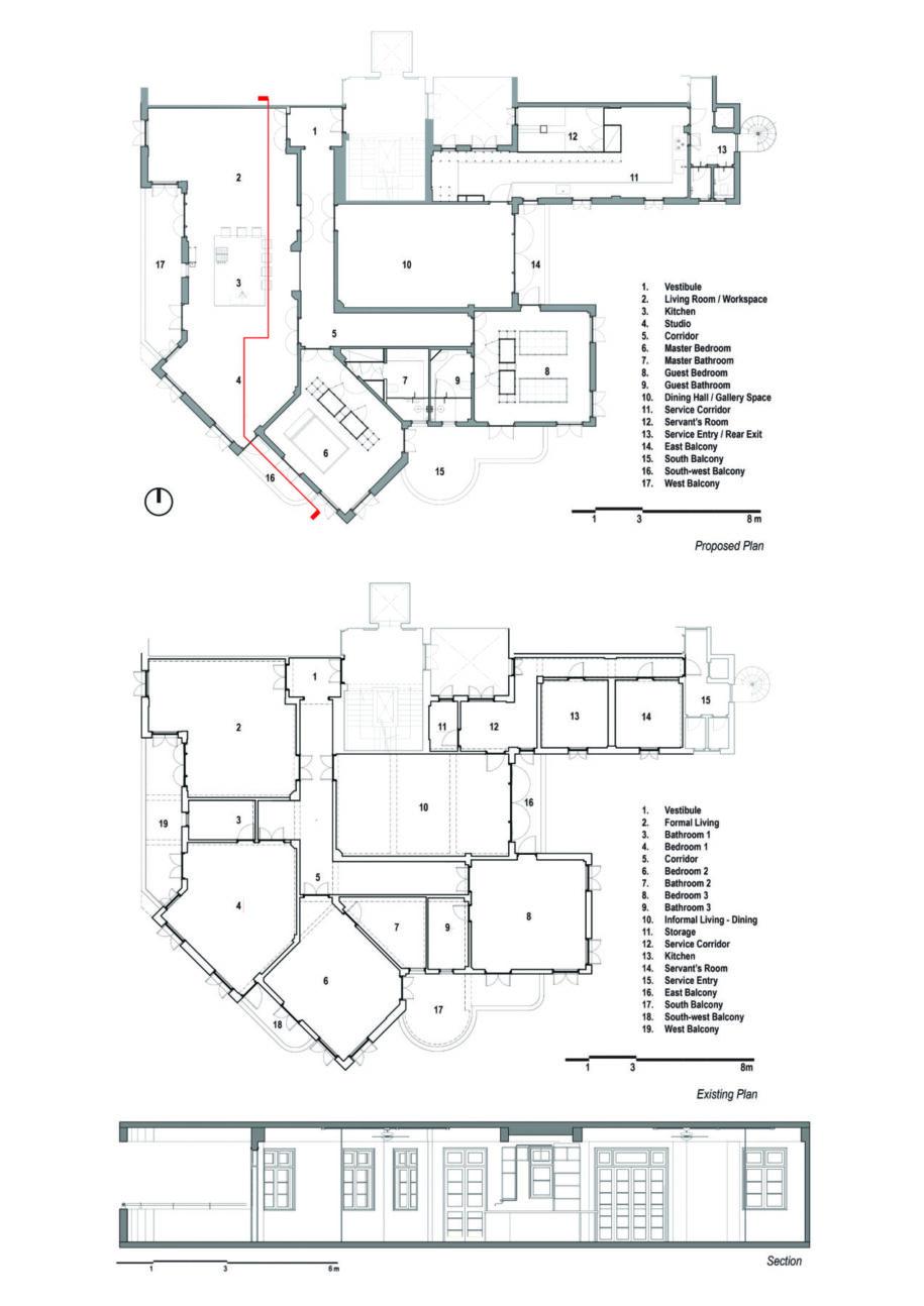 Archisearch Southlands: retrofitting an 80-year-old Art-Deco apartment in Mumbai, India by SquareWorks