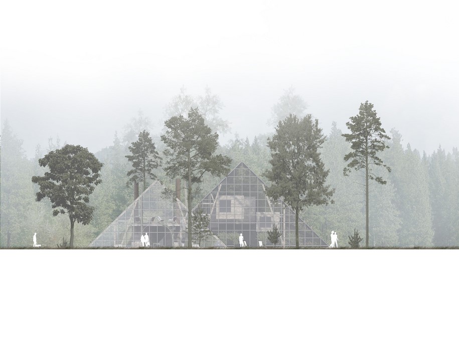 Mette Helbæk, Flemming Hansen, Stedsans in the Woods, Sweden, architecture, permaculture, upcycled, farm, ecology, restaurant, cabins, sustainability