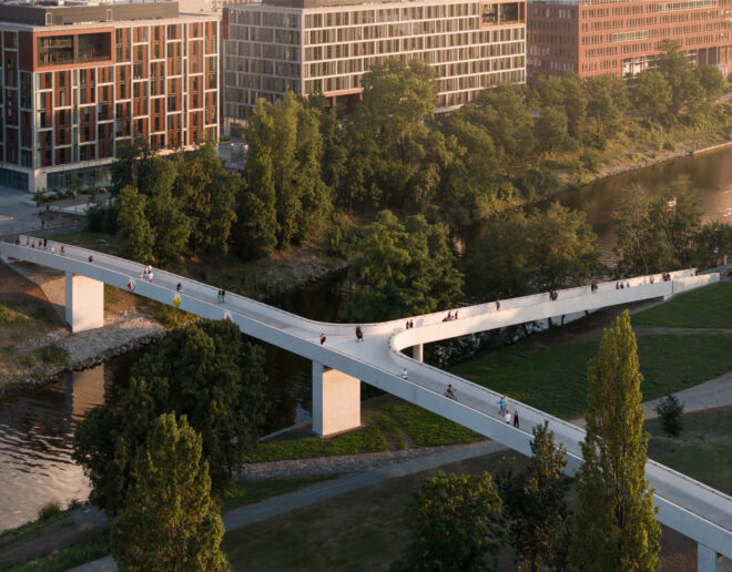 Archisearch - Štvanice footbridge in Prague | by Petr Tej, Marek Blank and Jan Mourek