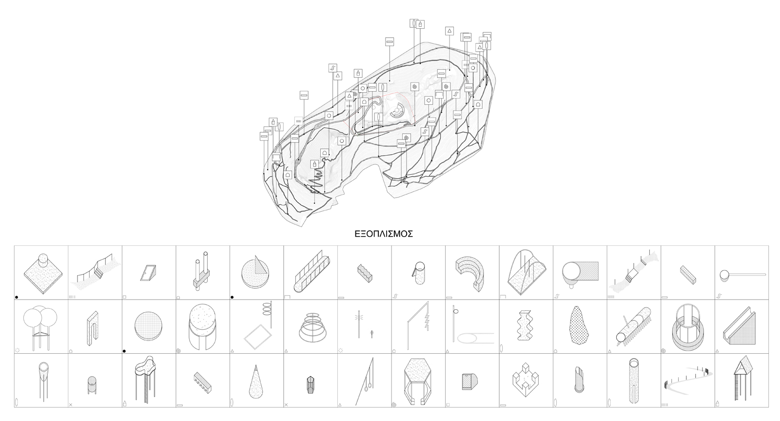 Archisearch Infinity-Meter: SuKu Architects' entry at LYCABETTUS PAN.ORAMA open concept design architectural competition