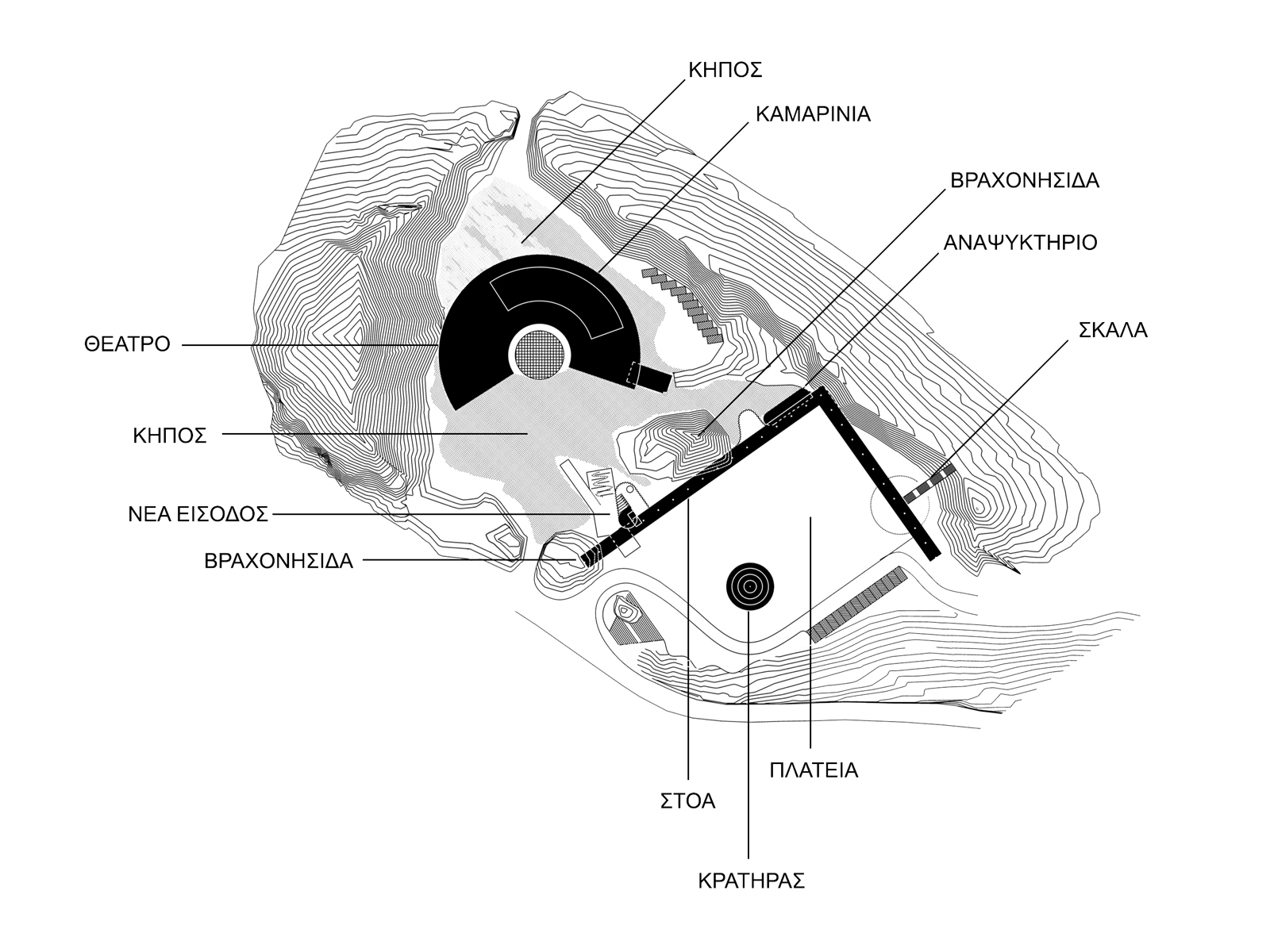 Archisearch Infinity-Meter: SuKu Architects' entry at LYCABETTUS PAN.ORAMA open concept design architectural competition