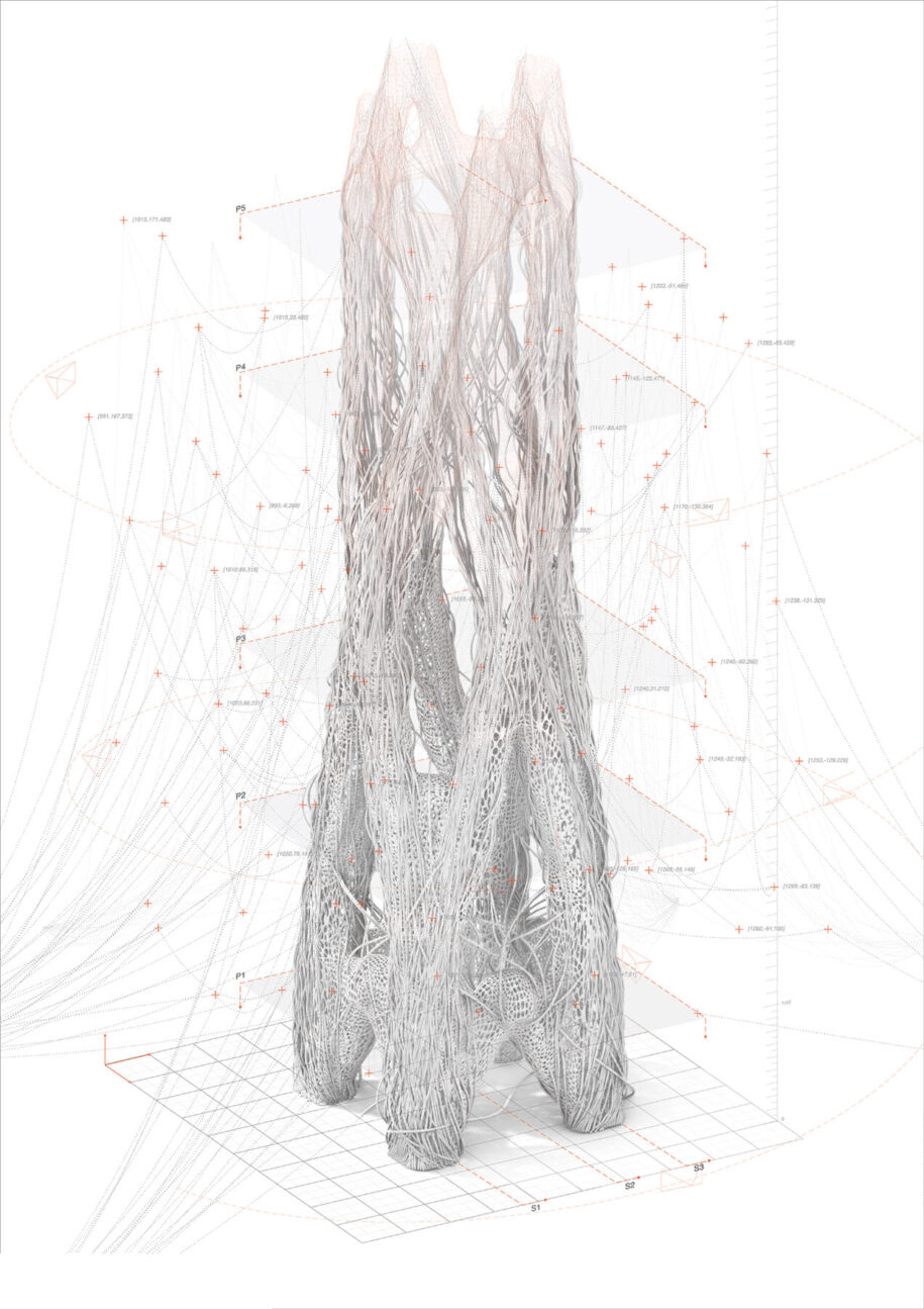 Archisearch SWARMSRAPERS: Printing bridges between high rise design and construction | Diploma thesis by Pavlos Symianakis