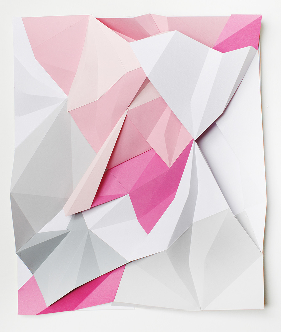 Archisearch Delis Papadopoulos’ geometric compositions constructed out of paper | Archisearch