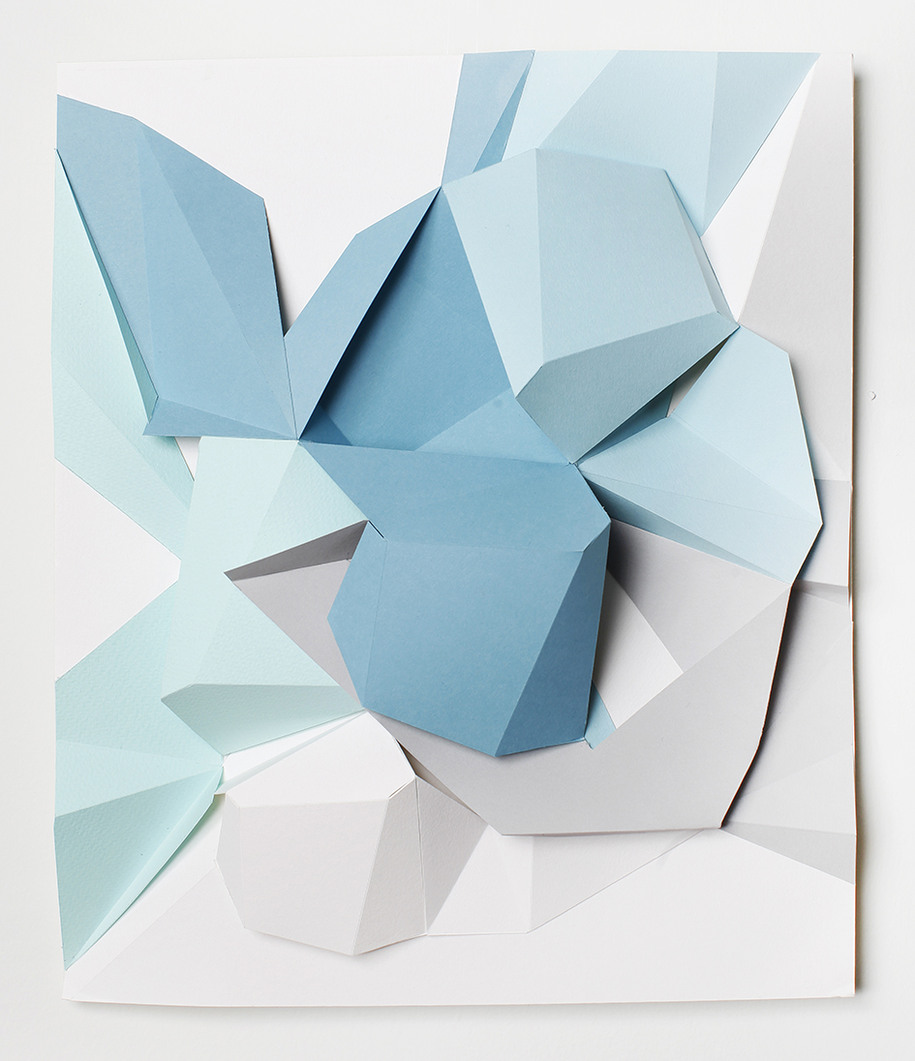 Archisearch Delis Papadopoulos’ geometric compositions constructed out of paper | Archisearch