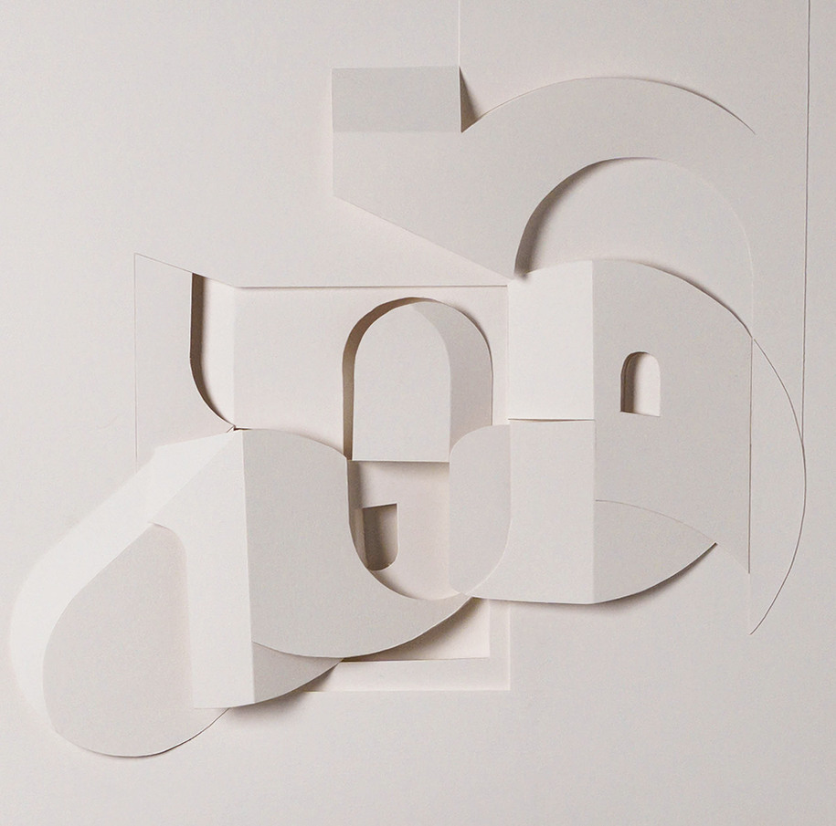 Archisearch Delis Papadopoulos’ geometric compositions constructed out of paper | Archisearch