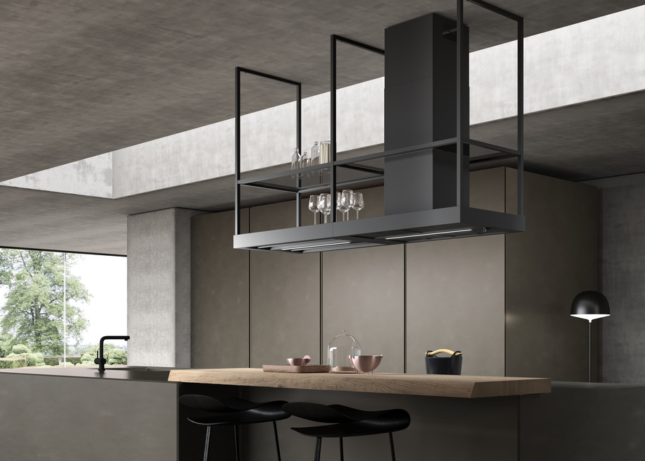 Archisearch K-AIR, Beat, T-Shelf hood, Inside Up ceiling hood | New models by Faber