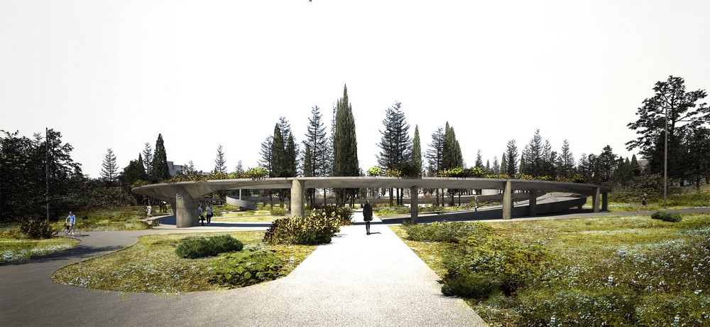 Archisearch Tense Architecture Network Envisions the Ex-Cemetery of Neapoli as an 8-Nodal Point Park