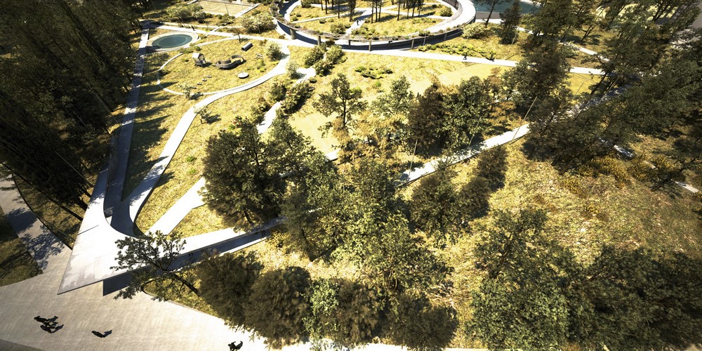 Archisearch Tense Architecture Network Envisions the Ex-Cemetery of Neapoli as an 8-Nodal Point Park