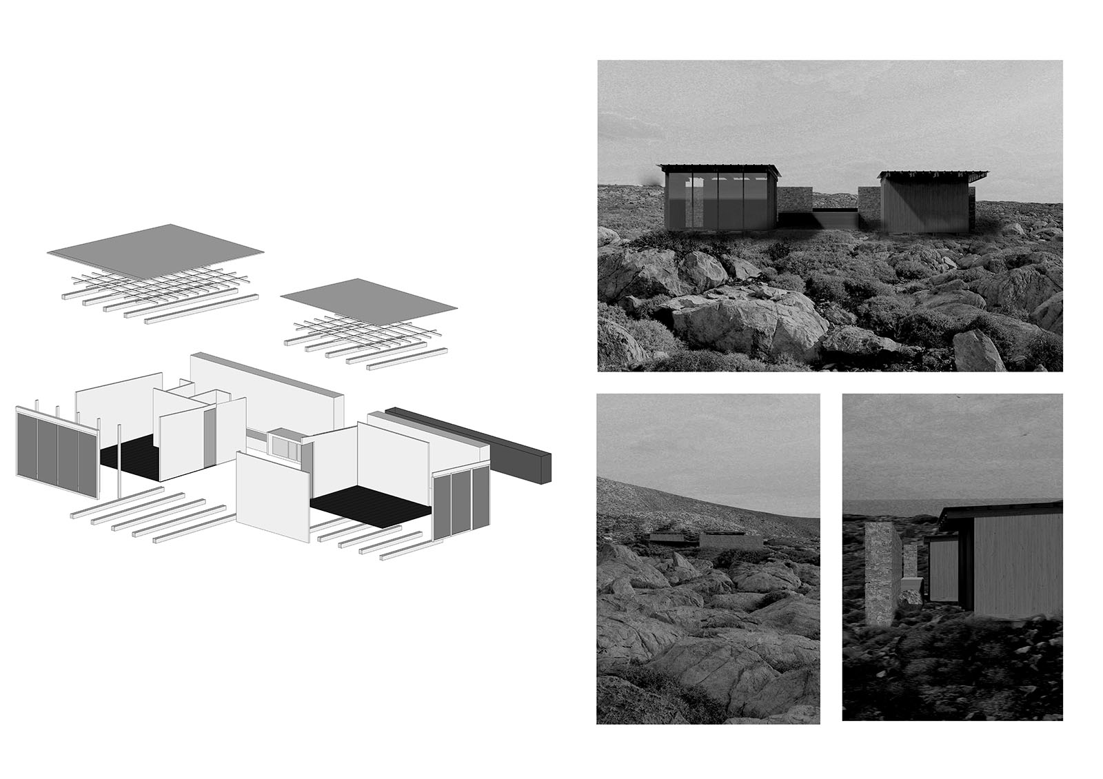 Archisearch Επεμβάσεις μικρής κλίμακας στον άγονο τόπο της Νήσου Δία | Διπλωματική Εργασία από την Κωνσταντίνα Γκολέμη