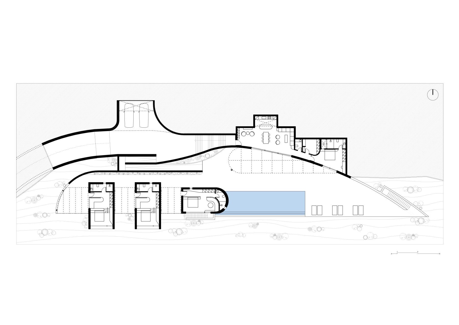 Archisearch Olen in Syros by Ateno is an earth-sheltered retreat in three acts