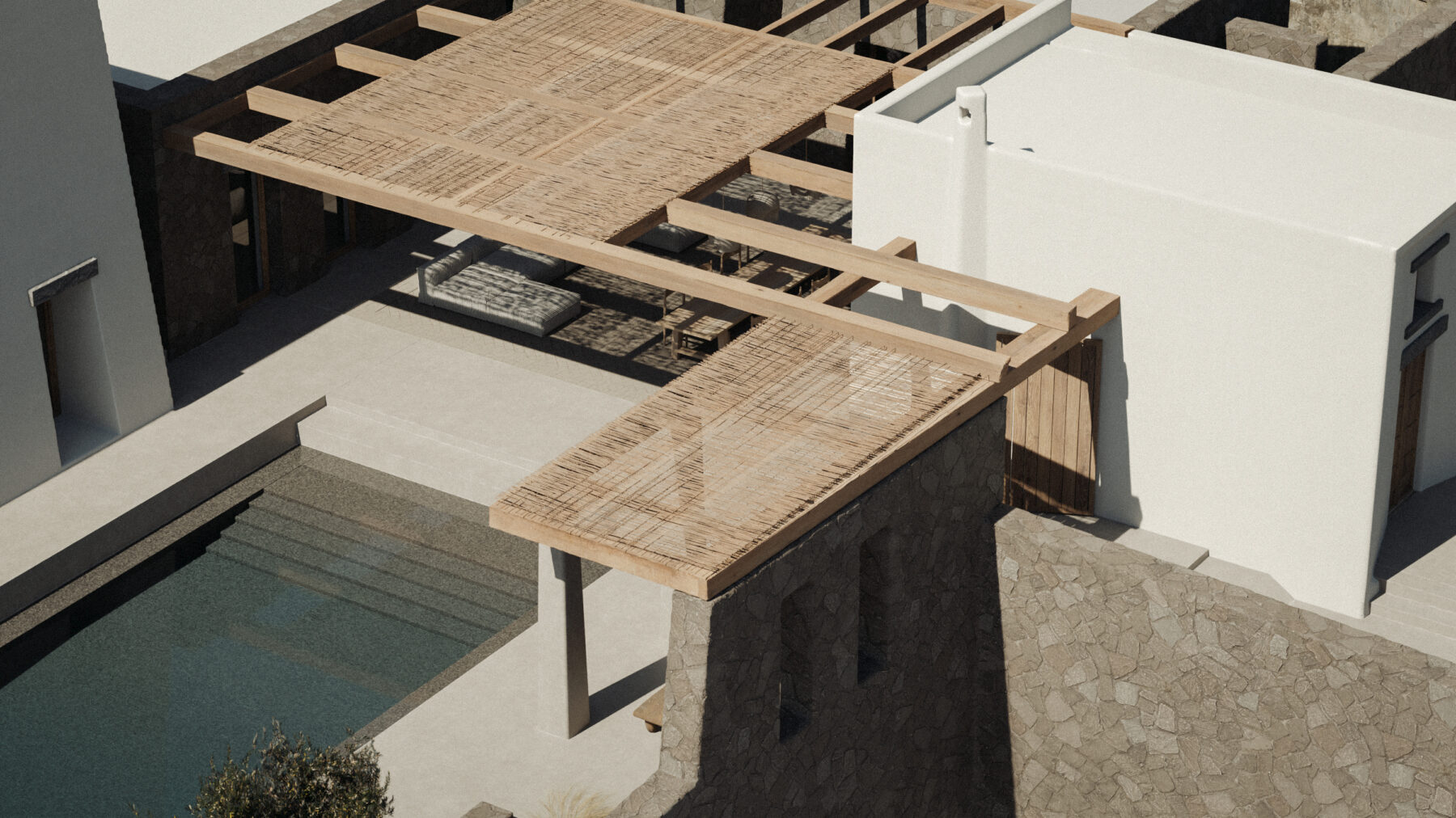 Archisearch Villa Juliette in Tourlos, Myconos island, Cyclades | Mado Samiou Architecture