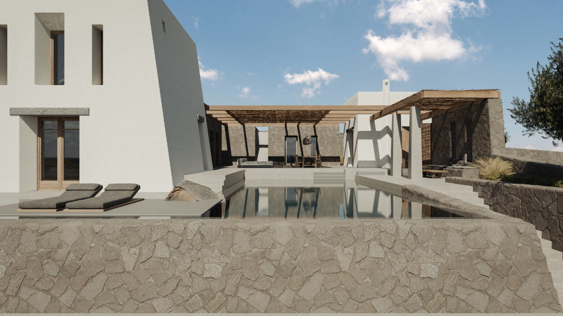 Archisearch Villa Juliette in Tourlos, Myconos island, Cyclades | Mado Samiou Architecture