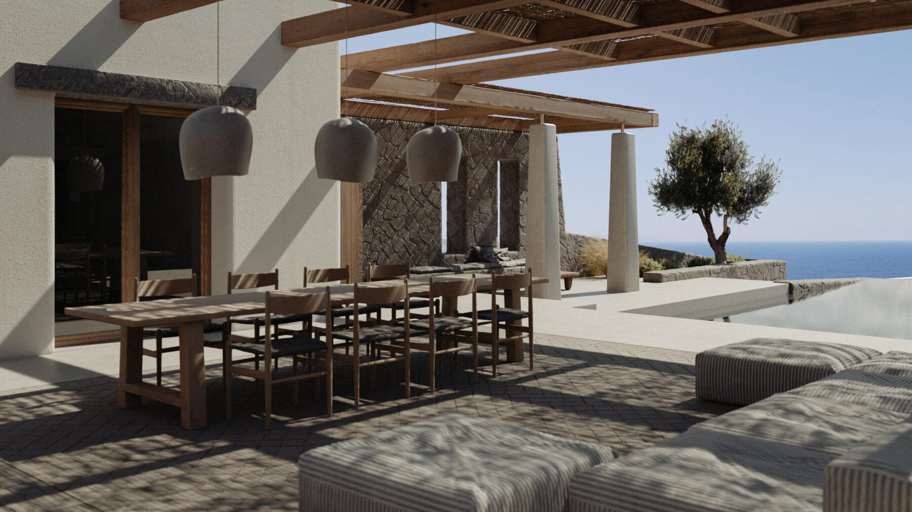 Archisearch Villa Juliette in Tourlos, Myconos island, Cyclades | Mado Samiou Architecture